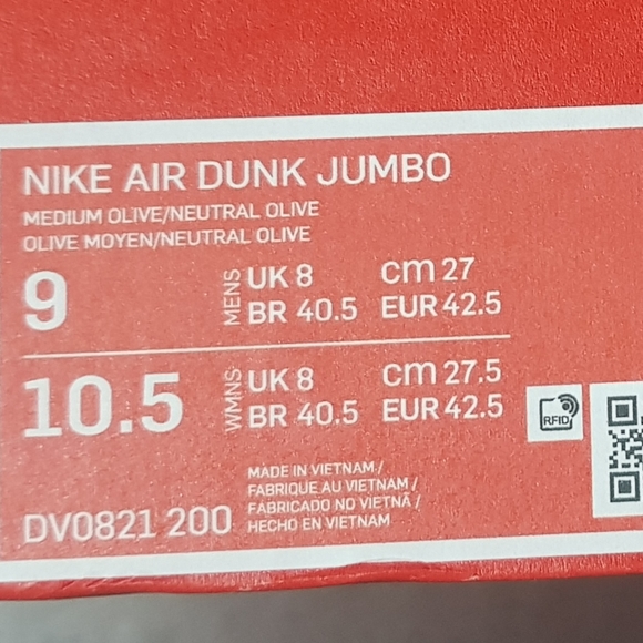 NIKE DUNK LOW JUMBO✅💯🔥AIR STROBEL TECHNOLOGY 🔥🔥LEGEND ON THE STREET😎 - Picture 14 of 14